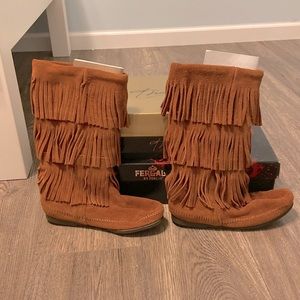 NWOT! Minnetonka Moccassin Boots Brand new out of the box, never worn.